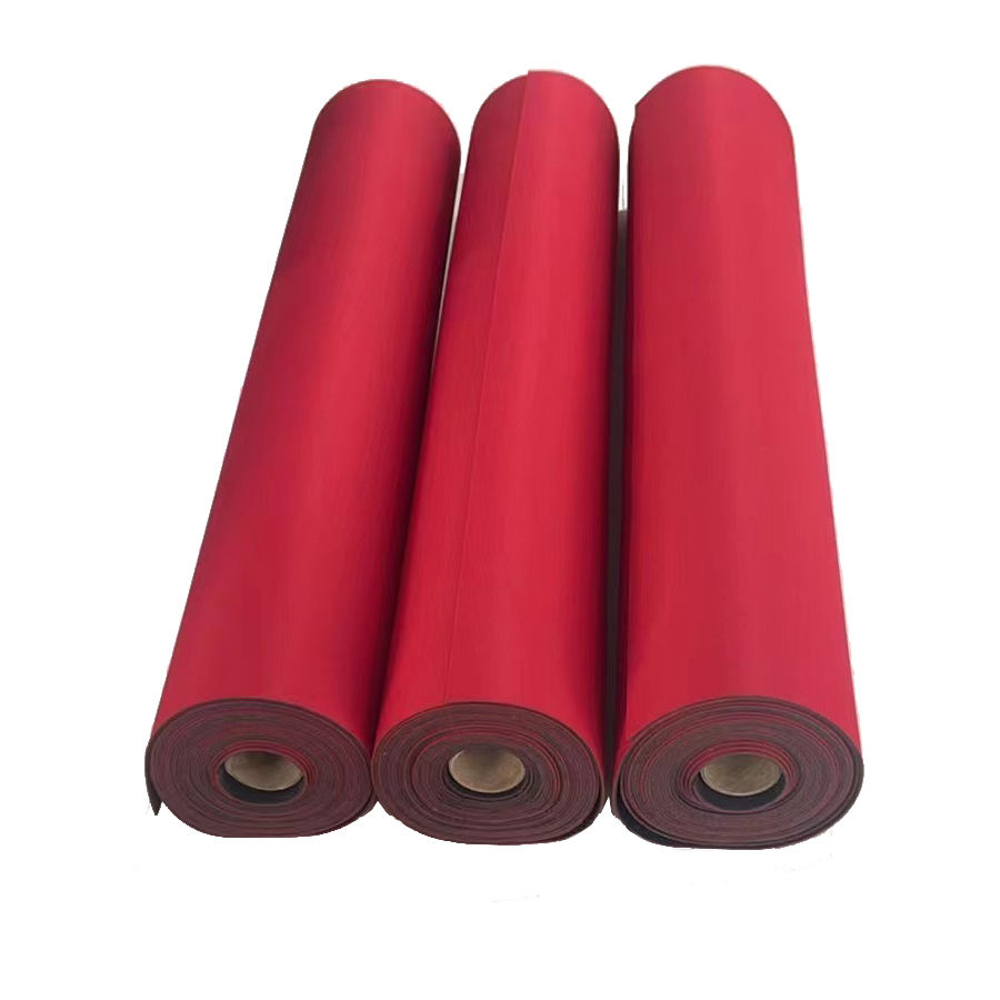 Red Blue Nature Rubber Slide Moving Mats Anti Slip Floor Runner Long Neoprene For Large Furniture Appliances Sliding Protection